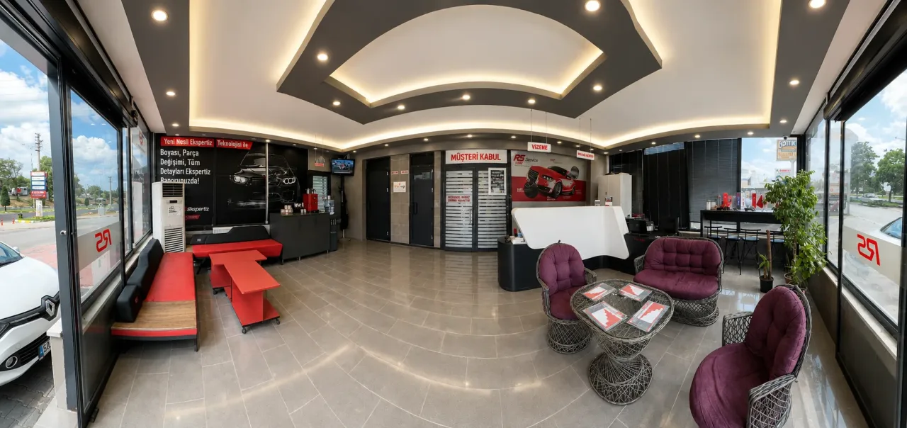 Müşteri kabul ve bekleme salonu